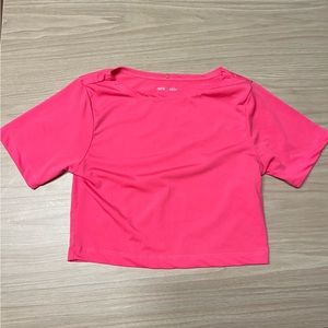 ASOS // Hot Pink Cropped Workout Shirt